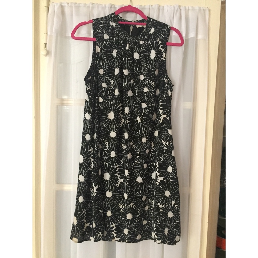 Daniel Rainn black and white floral dress
